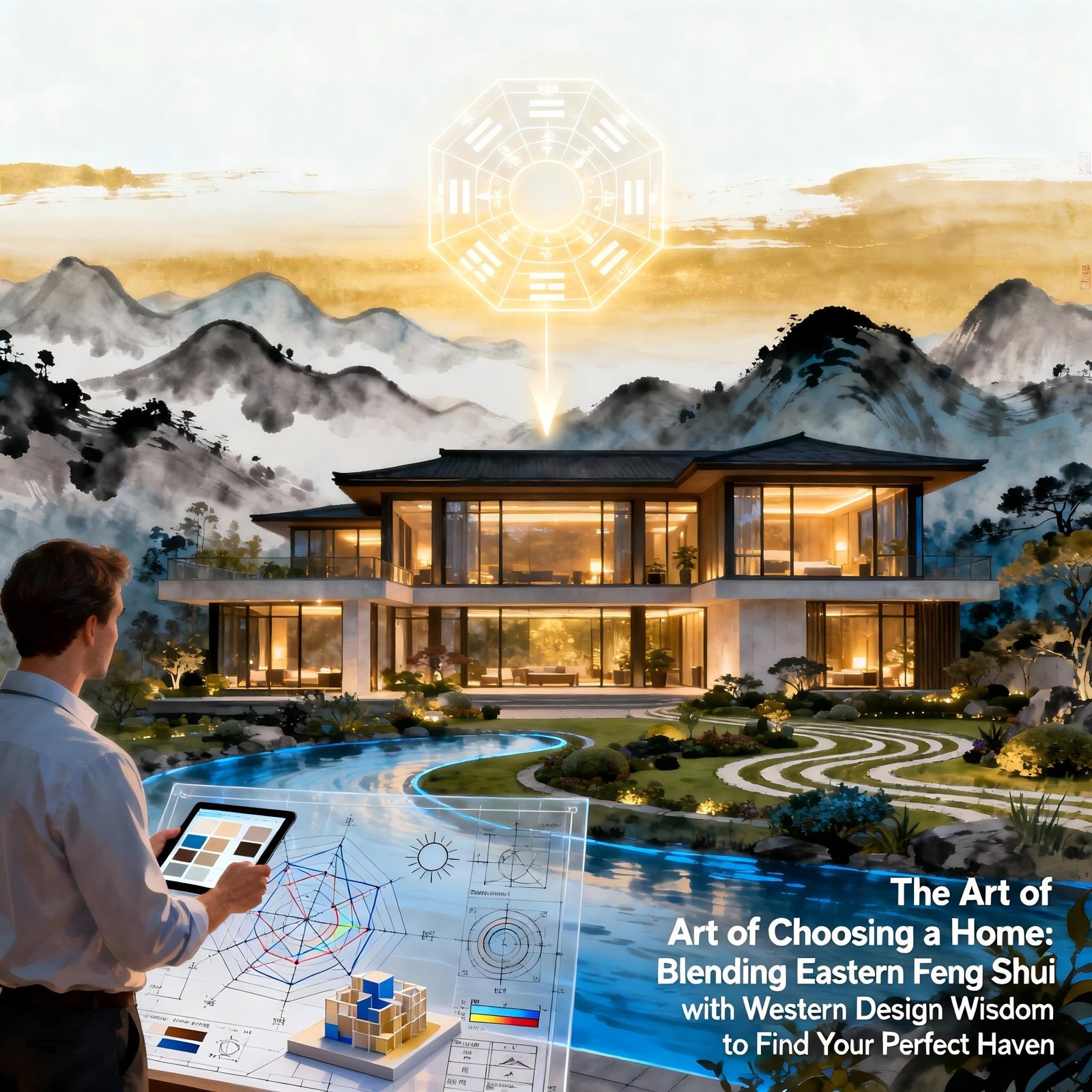 Read more about the article The Art of Choosing a Home: Blending Eastern Feng Shui with Western Design Wisdom to Find Your Perfect Haven